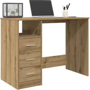 Maison Exclusive - písací stôl Artisan z dubového dreva 102x50x76 cm drevený materiál