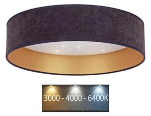 Brilagi - LED Stropné svietidlo VELVET STAR LED/24W/230V pr. 40 cm šedá/zlatá