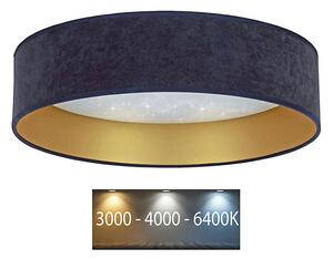 Brilagi - LED Stropné svietidlo VELVET STAR LED/24W/230V pr. 40 cm modrá/zlatá