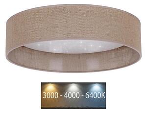 Brilagi - LED Stropné svietidlo VELVET STAR LED/24W/230V pr. 40 cm hnedá