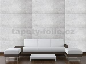 Stropné panely 3D XPS 4114, cena za kus, rozmer 100 cm x 50 cm, BETON svetlo sivý, IMPOL TRADE