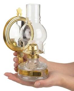 Brilagi - Petrolejová lampa s zrkadlom MERLIN lesklá zlatá