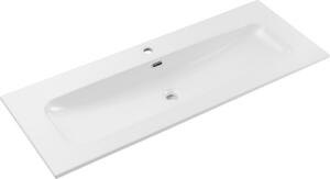 Závesné keramické umývadlo FLY 120 cm, biele