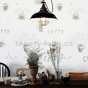 Vliesové tapety na stenu Finesse 10088-10, rozmer 10,05 m x 0,53 m, Coffee sivé, Erismann