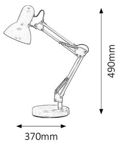Brilagi - LED Stolná lampa ROMERO 1xE27/10W/230V zelená