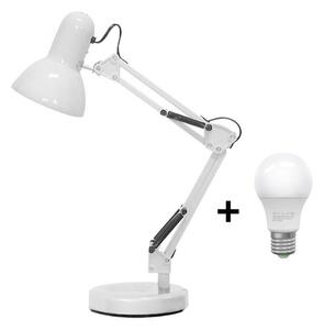 Brilagi - LED Stolná lampa ROMERO 1xE27/10W/230V biela