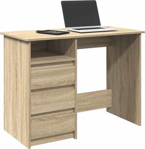 Maison Exclusive - písací stôl Sonoma dub 102x50x75 cm drevený materiál