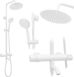 Sprchový set s termostatom Rea LUNGO White
