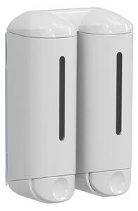 MARPLAST MARPLAST, SHOWER MEDIUM dvojitý dávkovač tekutého mydla 2x250ml, biela, A94801