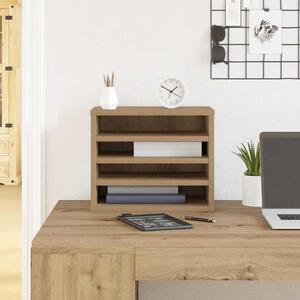 Maison Exclusive - Organizér na písací stôl Artisan z dubového dreva 36 x 26 x 29,5 cm