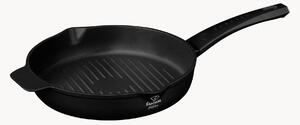 Okrúhla grilovacia panvica's nepriľnavým povrchom Matte Black