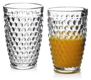 Affekdesign Sada 6 pohárov ELISE DOTS 380 ml číra