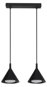 Brilagi - Závesný luster na lanku CONE DOUBLE 2xGX53/15W/230V čierna