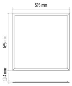 LED Panel podhľadový PROFI PLUS LED/40W/230V