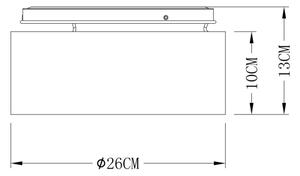 Globo 15385D - LED Stropné svietidlo MAGGY LED/12W/230V