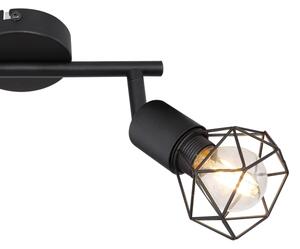 Globo - LED Bodové svietidlo XARA 2xE14/6W/230V čierna
