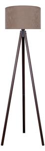 Brilagi - Stojacia lampa VELVET 1xE27/60W/230V wenge/béžová