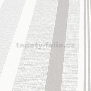 Vliesové tapety na stenu Finesse 10229-10, rozmer 10,05 m x 0,53 m, pruhy sivé, Erismann