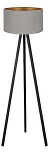 Brilagi - Stojacia lampa VELVET 1xE27/60W/230V wenge/šedá