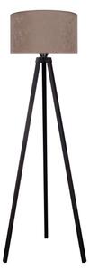 Brilagi - Stojacia lampa VELVET 1xE27/60W/230V wenge/béžová
