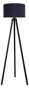 Brilagi - Stojacia lampa VELVET 1xE27/60W/230V wenge/modrá
