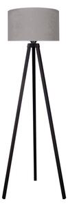 Brilagi - Stojacia lampa VELVET 1xE27/60W/230V wenge/šedá