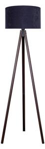 Brilagi - Stojacia lampa VELVET 1xE27/60W/230V wenge/modrá