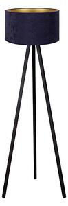 Brilagi - Stojacia lampa VELVET 1xE27/60W/230V wenge/modrá