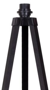 Duolla - Stojacia lampa DUO 1xE27/60W/230V pr. 44 cm čierna/wenge