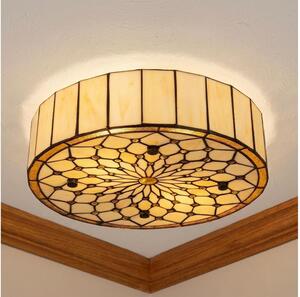 Brilagi - Tiffany vitrážové stropné svietidlo IVORY 3xE27/60W/230V pr. 40 cm