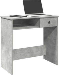 Maison Exclusive - písací stôl betónovo sivý 80x40x75 cm drevený materiál