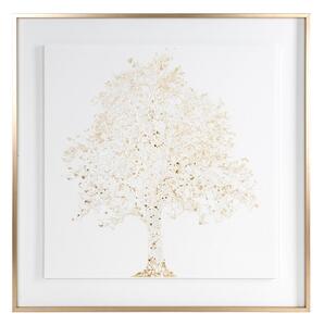 Dekorstudio Dekoračný obraz na plátne s motívom stromu 80x80cm - biely