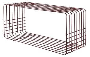 Vínová poschodová kovová polica 70 cm Wire – Mette Ditmer Denmark
