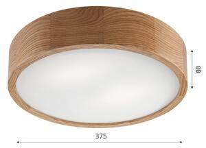 Brilagi - LED Stropné svietidlo CARVALHO 2xE27/60W/230V dub pr. 37,5 cm