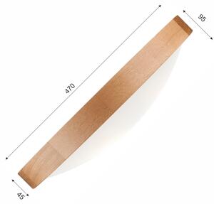 Brilagi-LED RGBW stmievateľné stropné svietidlo CARVALHO SLIM 3xE27/9W/230V Wi-Fi dub pr. 47