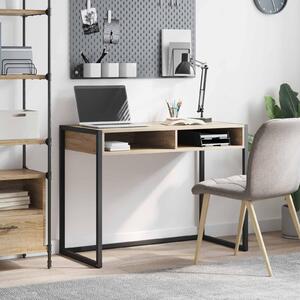 Maison Exclusive – písací stôl, materiál: drevotrieska, farba: Sonoma, rozmery: 100 x 50 x 75 cm