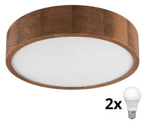 Brilagi - LED Stropné svietidlo CARVALHO 2xE27/60W/230V dub čerešňa pr. 37 cm