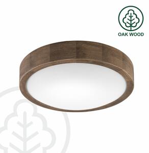 Brilagi - LED Stropné svietidlo CARVALHO SLIM 1xE27/60W/230V dub orech pr. 27 cm