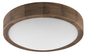 Brilagi - LED Stropné svietidlo CARVALHO SLIM 1xE27/60W/230V dub orech pr. 27 cm
