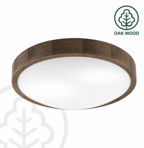 Brilagi - LED Stropné svietidlo CARVALHO SLIM 2xE27/60W/230V dub orech pr. 37 cm