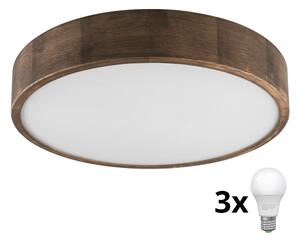 Brilagi - LED Stropné svietidlo CARVALHO 3xE27/60W/230V dub orech pr. 47 cm