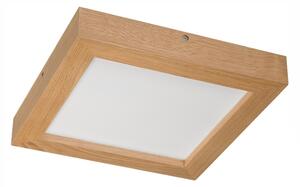 Brilagi-LED Stmievateľné svietidlo WOODY FRAME LED/24W/230V dub 30x30 cm IP44 + DO