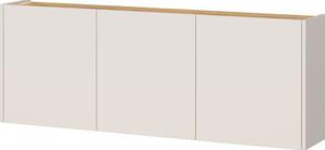 Krémová závesná skrinka v dekore duba 138x52x25 cm Libbiano – Germania