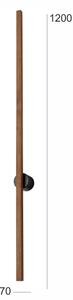 Brilagi - LED Nástenné svietidlo WOODY LINE LED/12W/230V 120 cm dub čerešňa