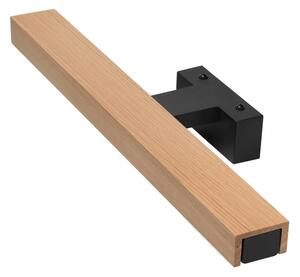 Brilagi-LED Kúpeľňové osvetlenie zrkadla WOODY MIRROR LED/8W/230V IP44 dub/čierna
