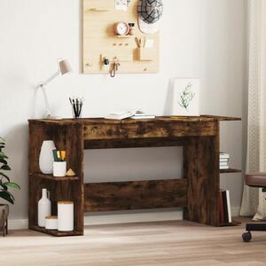 Maison Exclusive - písací stôl z dymového dubu 140x50x75 cm drevený materiál
