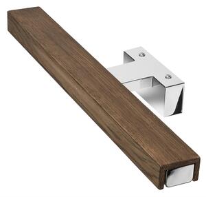 Brilagi-LED Kúpeľňové osvetlenie zrkadla WOODY MIRROR LED/8W/230V IP44 dub/chróm