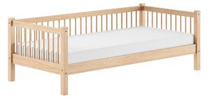 Detská posteľ z bukového dreva s roštom 90x200 cm v prírodnej farbe Forrest – Vipack