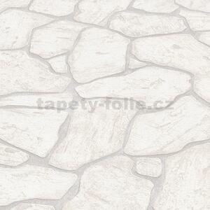 Vliesové tapety na stenu IMITATIONS 2 10234-14, rozmer 10,05 m x 0,53 m, ukladaný kameň hnedo-sivý, Erismann