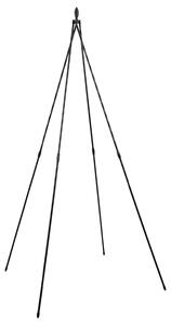 Záhradná pergola v tvare obelisku, opora pre popínavé rastliny, dekoratívny vrchol, 180 cm